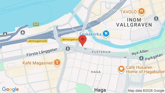 Kontorslokaler att hyra i Göteborg Centrum - kort over placeringen