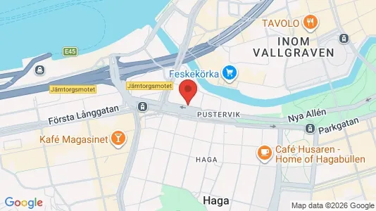 Kontorslokaler att hyra i Göteborg Centrum - kort over placeringen