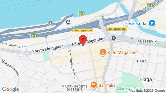 Kontorslokaler att hyra i Göteborg Centrum - kort over placeringen