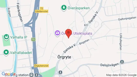 Affärslokaler att hyra i Örgryte-Härlanda - kort over placeringen