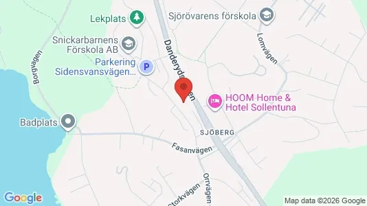 Kontorslokaler att hyra i Sollentuna - kort over placeringen